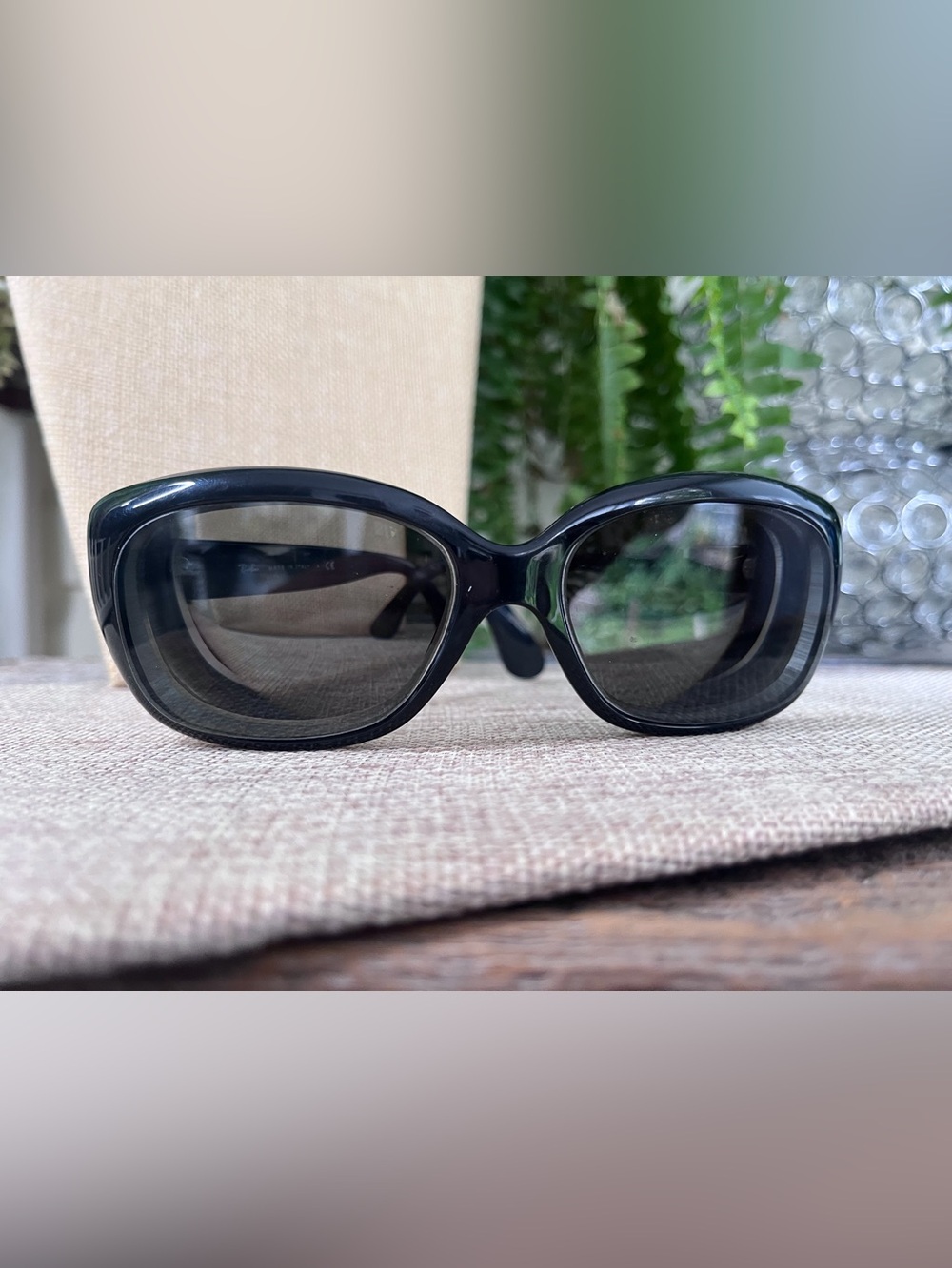 Ray-Ban Jackie Ohh RB4101 601 3N Black Sunglasses Made in Italy